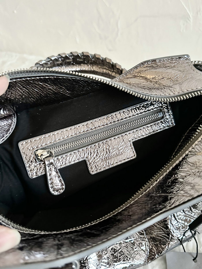 Balenciaga Leather Neo Classic City XS Tote Bag Silver B700941