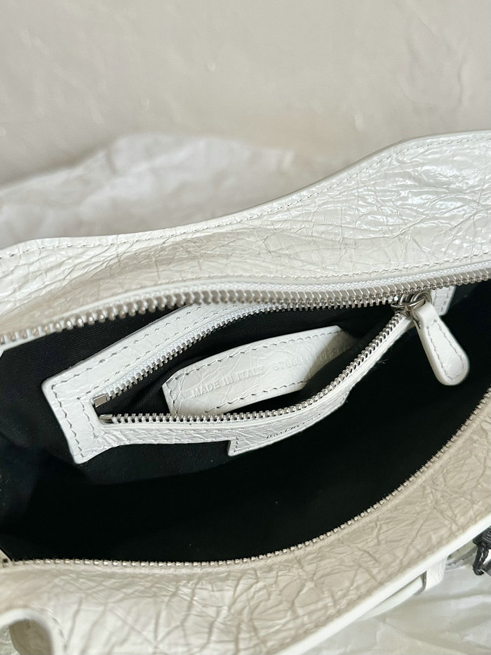 Balenciaga Leather Neo Classic City XS Tote Bag White B700940
