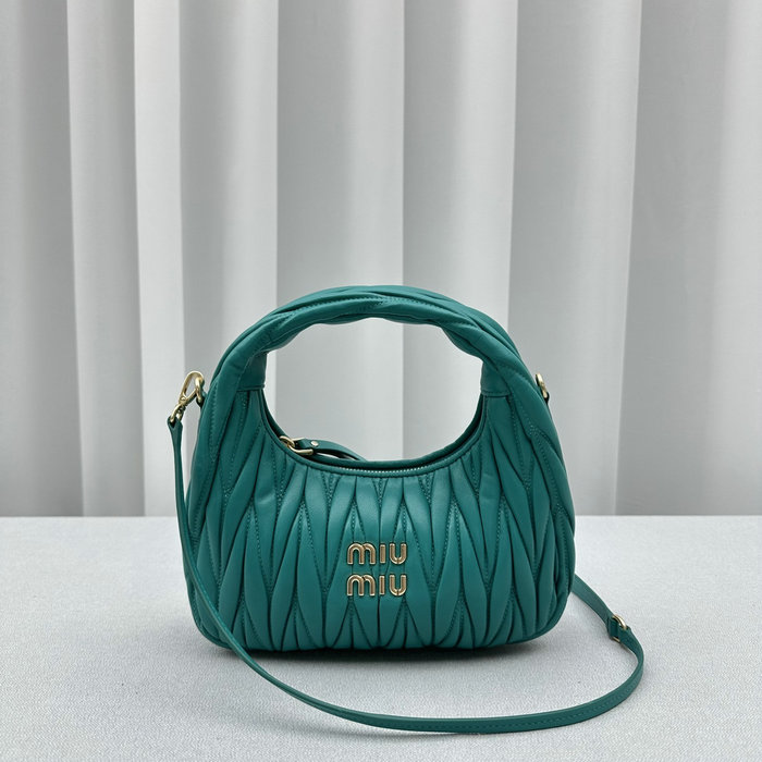 Miu Miu Wander Hobo Bag Green M5518