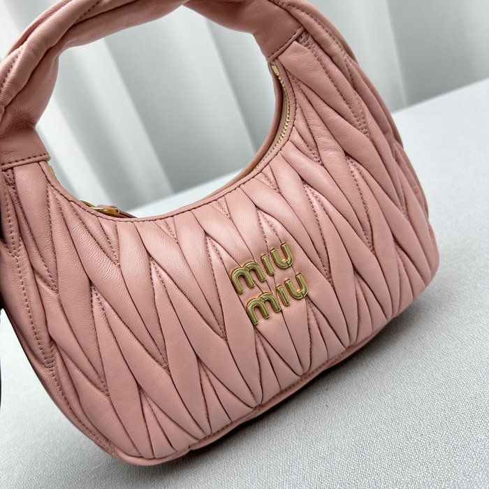 Miu Miu Wander Hobo Bag Pink M5518