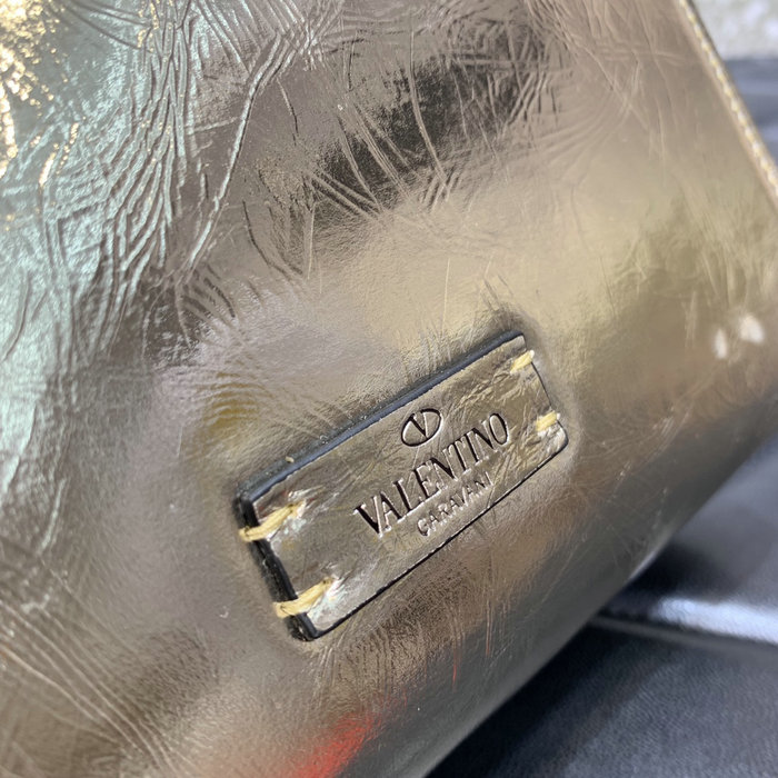 Valentino Mini Vsling Handbag Gold V0097