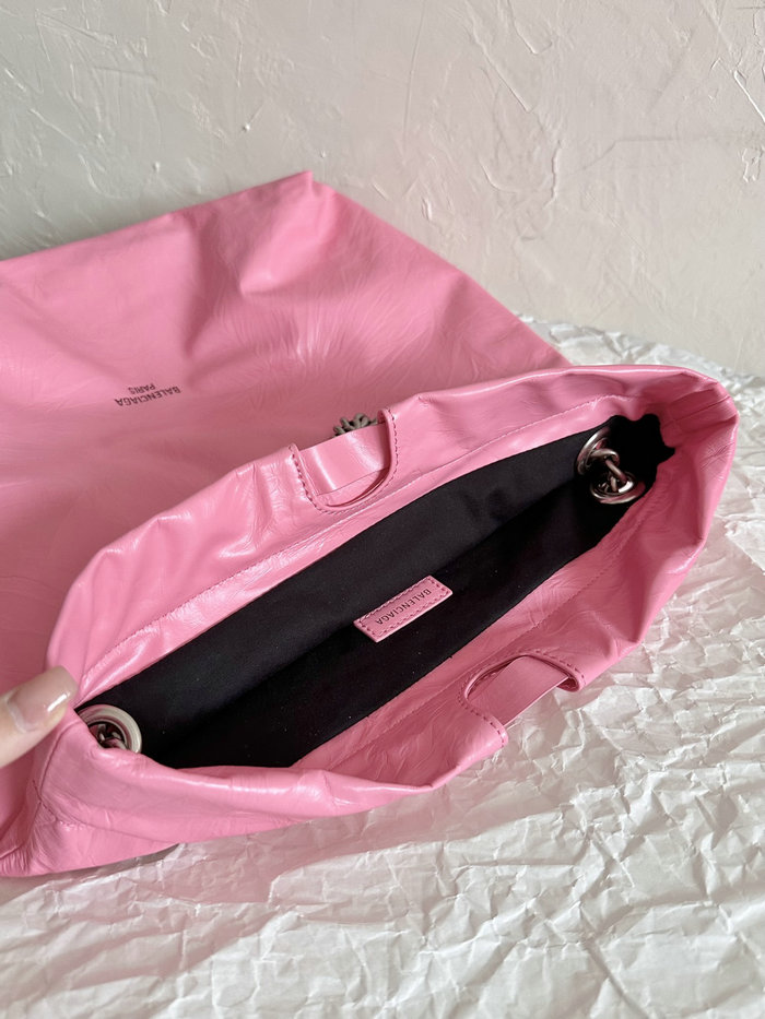 Balenciaga Crush Medium Tote Bag Pink B742941