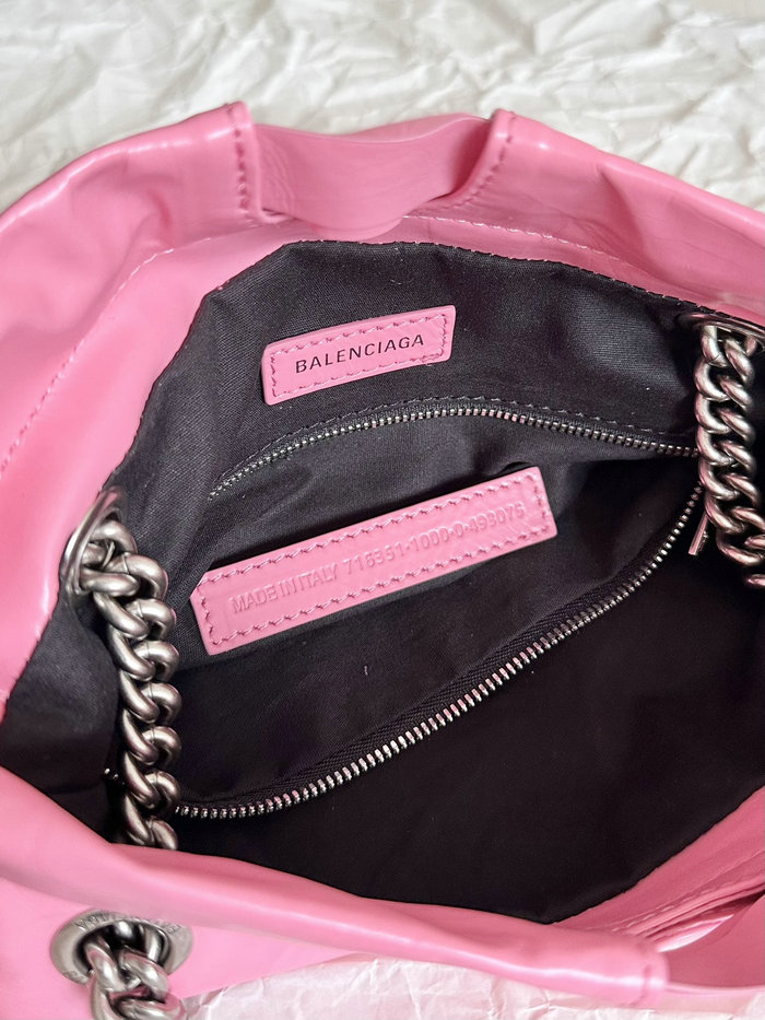 Balenciaga Crush Small Tote Bag Pink B742942