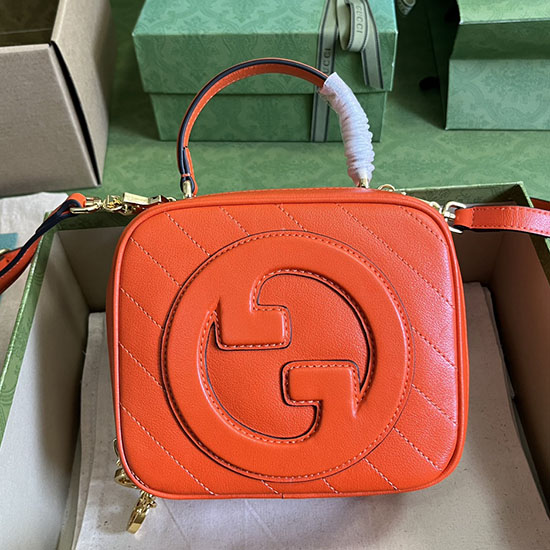 Gucci Blondie top handle bag Orange 744434