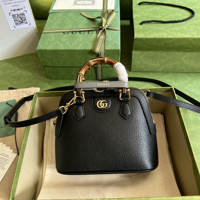 Gucci Diana mini tote bag Black 715775