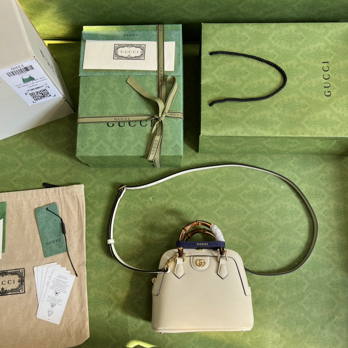 Gucci Diana mini tote bag White 715775