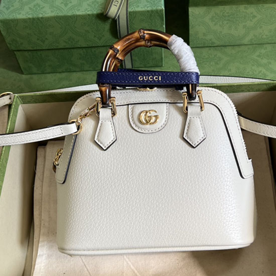 Gucci Diana mini tote bag White 715775