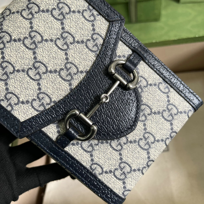 Gucci Horsebit 1955 mini bag Blue 625615