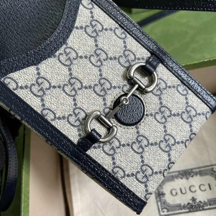 Gucci Horsebit 1955 mini bag Blue 625615