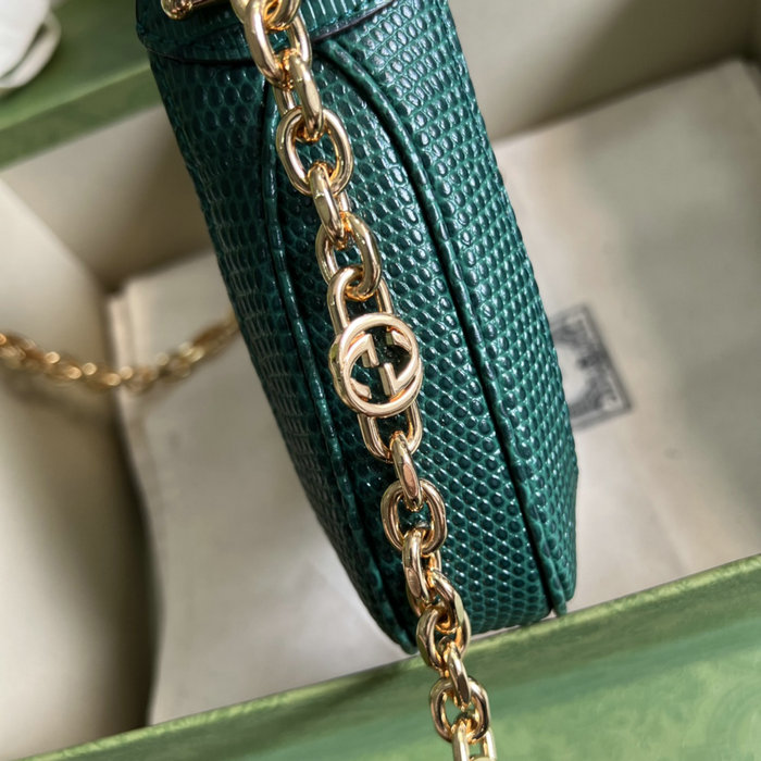Gucci Jackie 1961 lizard mini bag Green 675799