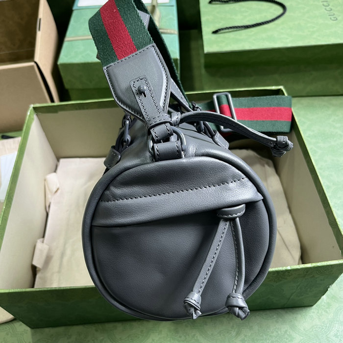 Gucci Small duffle bag with tonal Double G Grey 725701