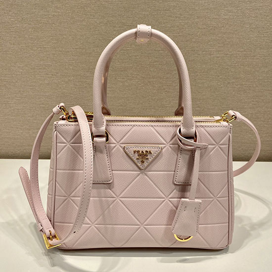 Prada Saffiano leather handbag Pink 1BA896