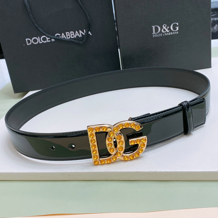 D&G 40mm Leather Belt DGB052304