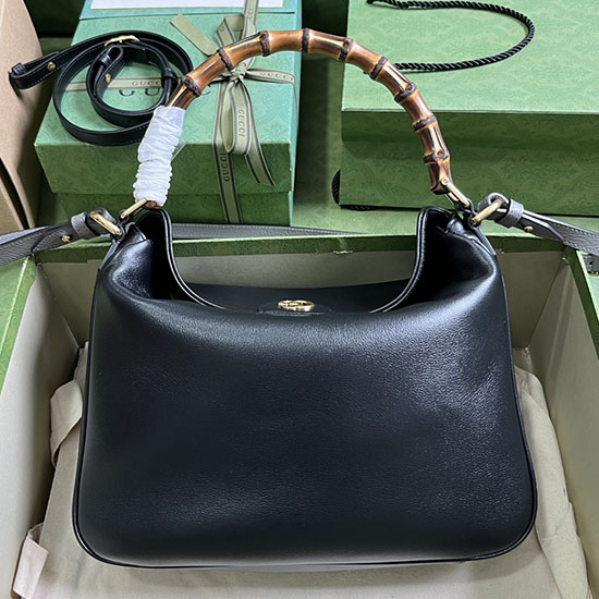 Gucci Diana Medium Shoulder Bag Black 746124