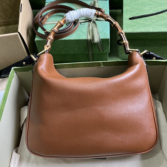 Gucci Diana Medium Shoulder Bag Brown 746124