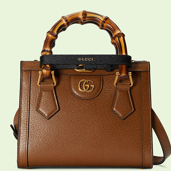 Gucci Diana Mini Tote Bag Brown 702732