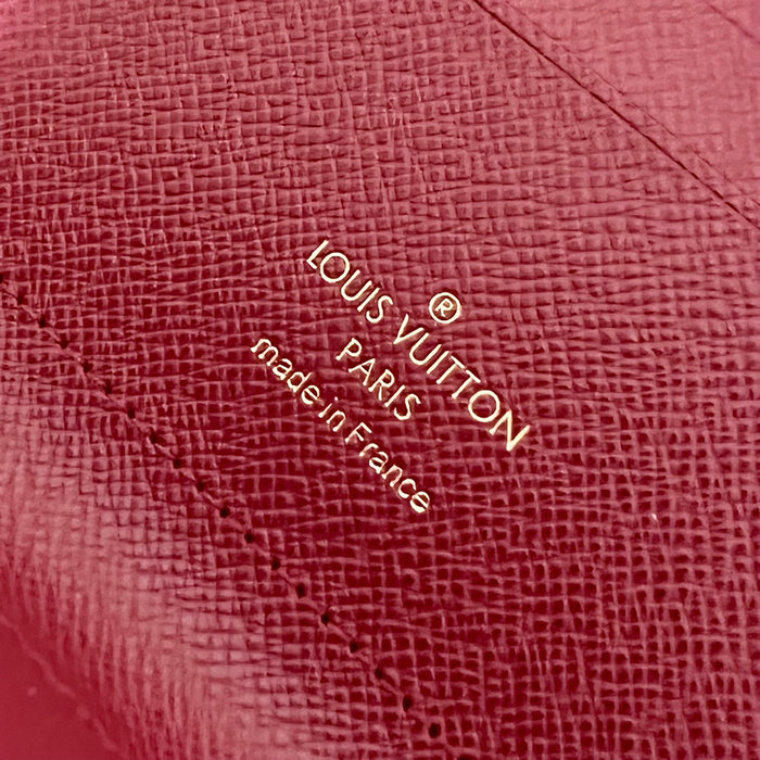 Louis Vuitton Monogram Canvas Wallet Red M61731