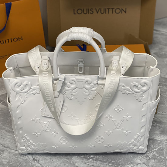 Louis Vuitton Sac Plat White M21841