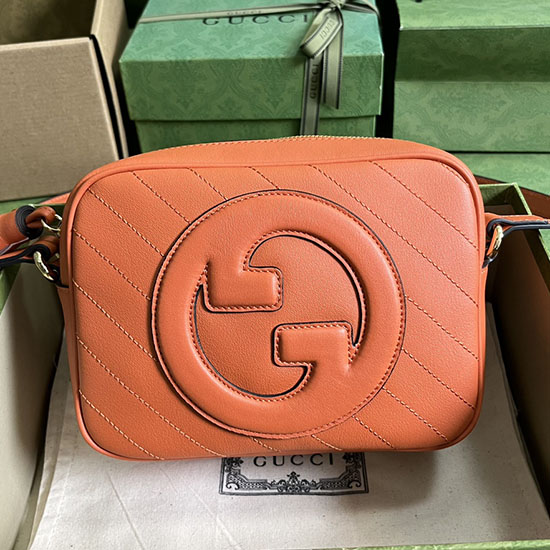 Gucci Blondie small shoulder bag Orange 742360