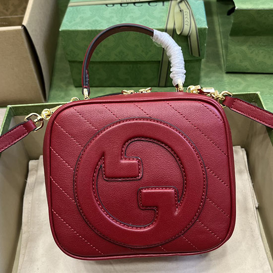 Gucci Blondie top handle bag Red 744434