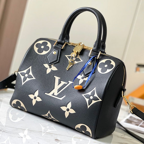 Louis Vuitton Speedy Bandouliere 25 Bag Black M58947