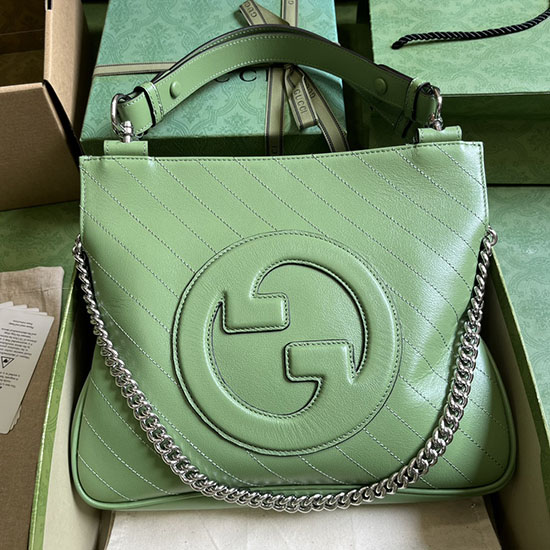 Gucci Blondie Small Tote Bag Green 751518