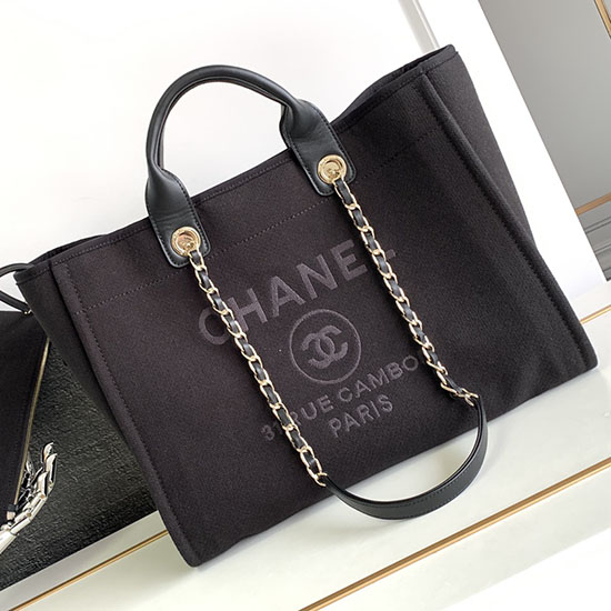 Large Chanel Canvas Shopping Bag AS66941
