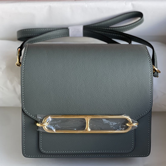 Hermes Evercolor Leather Roulis Bag Vert Amande HR0805