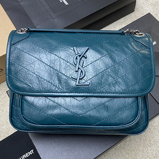 Saint Laurent Medium Niki Bag Turquoise 633158