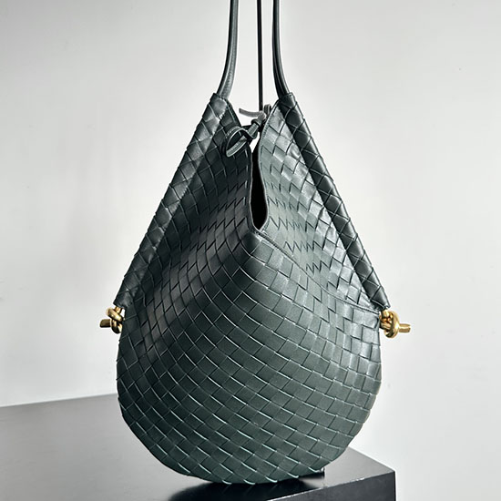 Bottega Veneta Medium Solstice Shoulder Bag Green B740990
