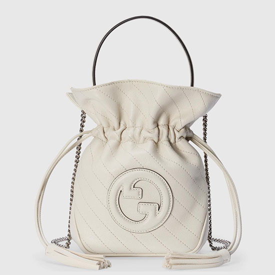 Gucci Blondie Mini Bucket Bag White 760313