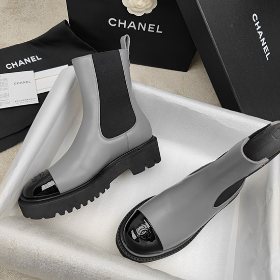 Chanel Leather Boots SNC090821