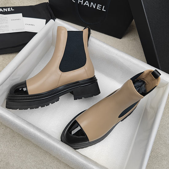Chanel Leather Boots SNC090827