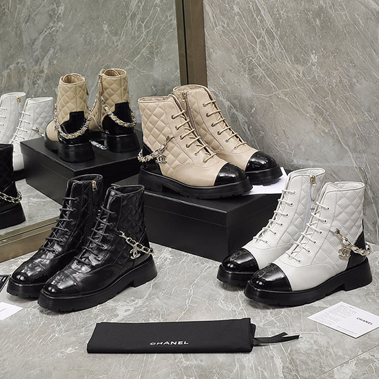 Chanel Leather Boots SDC092403