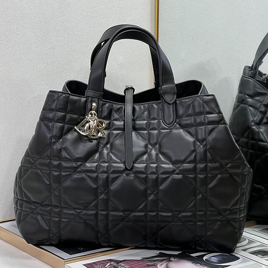Large Dior Toujours Bag Black M3319