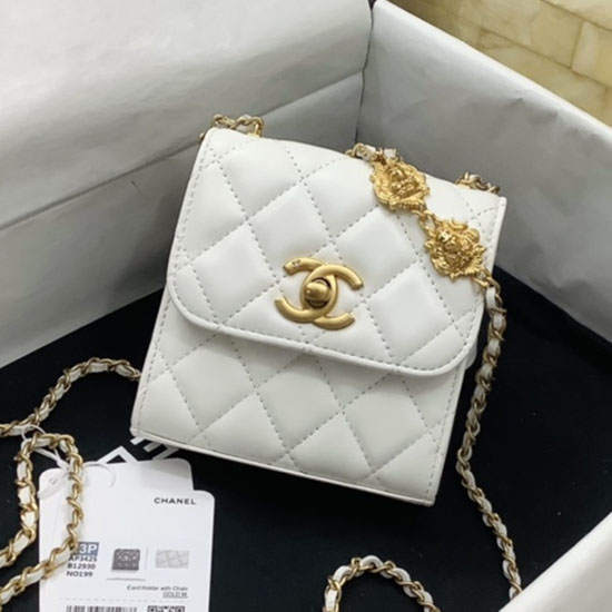 Chanel Clutch with Chain White AP3425