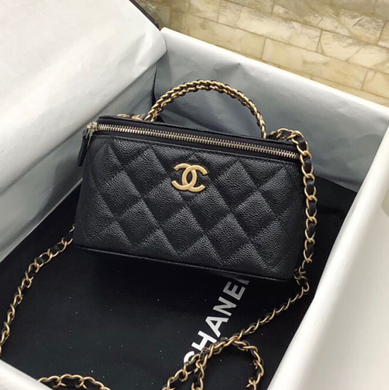 Chanel Vanity Case Black AP2805