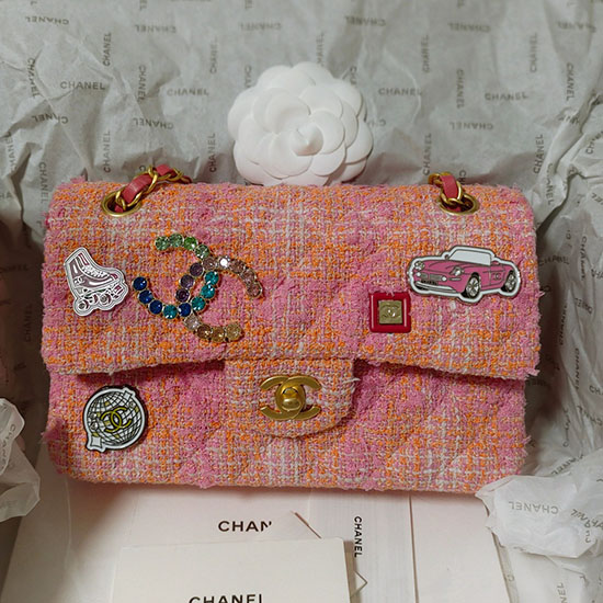 Chanel Flap Bag Pink A2423