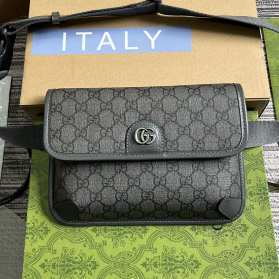 Gucci Ophidia GG Small Belt Bag Grey 752597