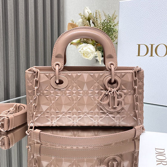 Small Dior Or Lady D-joy Bag Pink DM0613