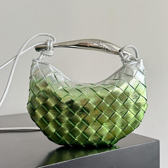 Bottega Veneta Mini Sardine Silver Green B744267  Bottega Veneta Mini Sardine Silver Green B744267