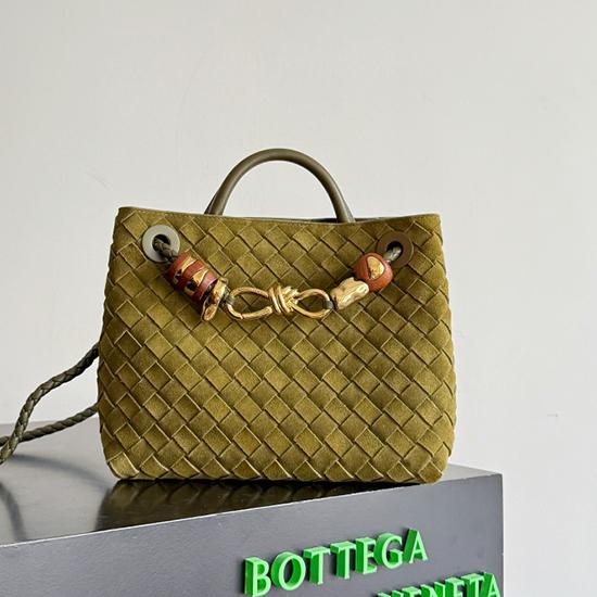 Bottega Veneta Suede Small Andiamo Olive oil 743568 Bottega Veneta Suede Small Andiamo Olive oil 743568