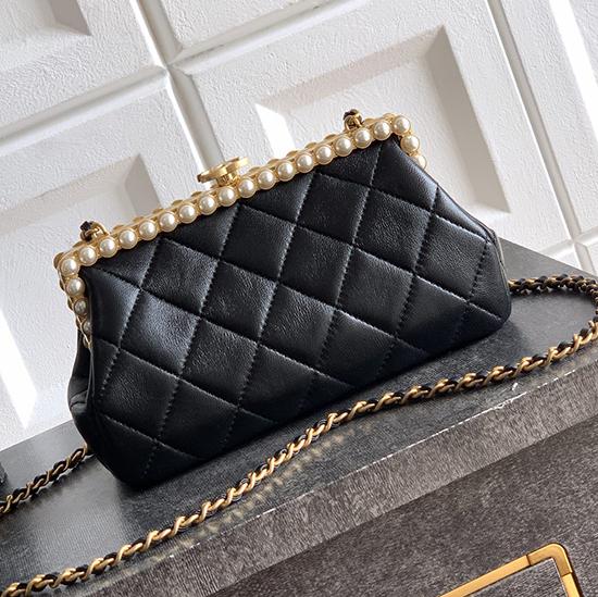 Chanel Lambskin Clutch Black AS5912 Chanel Lambskin Clutch Black AS5912