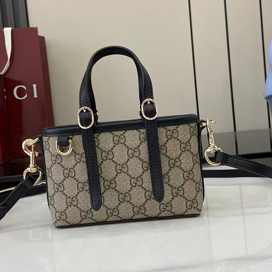 Gucci GG Emblem mini bag Black 855491 Gucci GG Emblem mini bag Black 855491