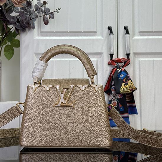 Louis Vuitton Capucines Mini Gold M14201 Louis Vuitton Capucines Mini Gold M14201