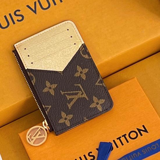 Louis Vuitton Romy Card Holder Gold M26655 Louis Vuitton Romy Card Holder Gold M26655