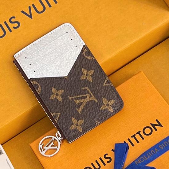 Louis Vuitton Romy Card Holder Silver M26655 Louis Vuitton Romy Card Holder Silver M26655