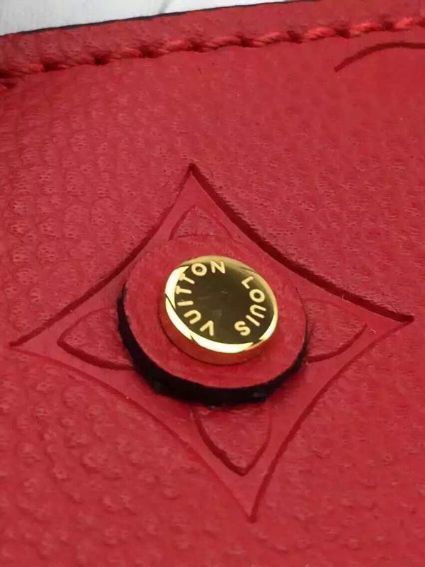 Louis Vuitton Monogram Empreinte Nano Montaigne Red M50865