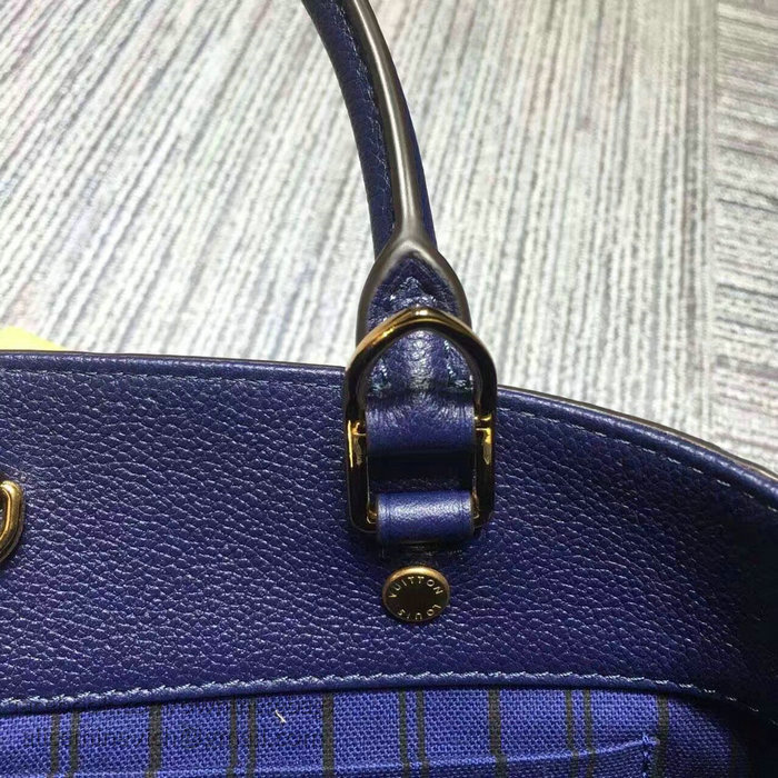 Louis Vuitton Monogram Empreinte Montaigne BB Blue M41053