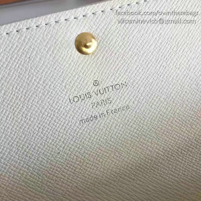 Louis Vuitton Damier Azur Canvas Portefeiulle Sarah Long Wallet N61735